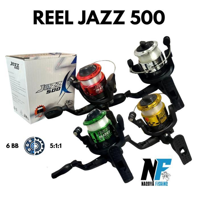 Reel Pancing Mini Murah Ukuran 500U UTECATE JAZZ SPOOL PLASTIK 8 BB FREE SENAR