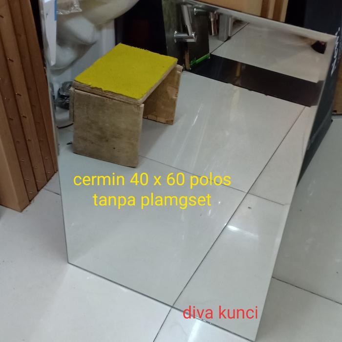 cermin persegi polos 40 x 60