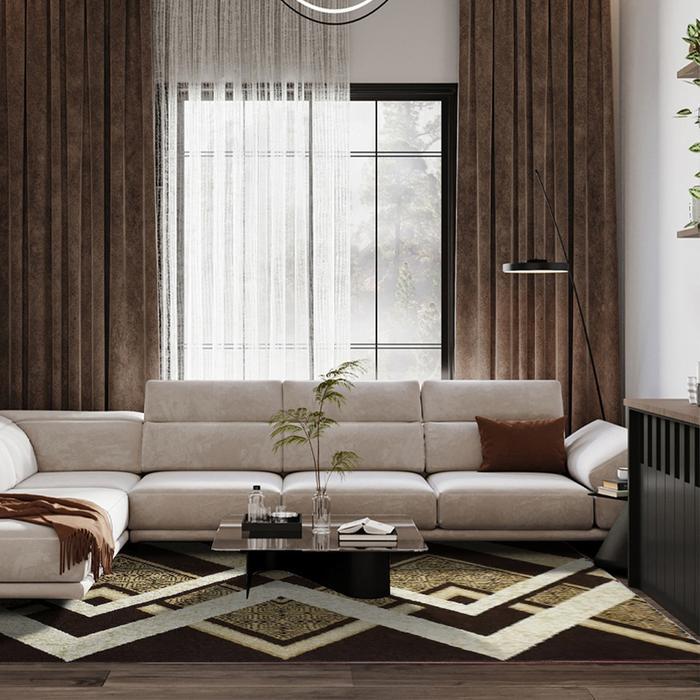 [Karpet Direct] Ibiza Karpet (Coklat) 100x150 cm - Kode 45-9461