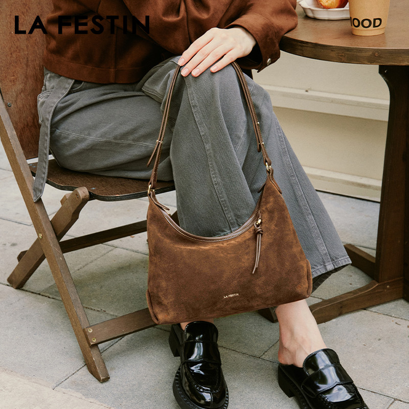 LA FESTIN Original Brand Designer Bag Shoulder Crossbody Bag Fashion Women Bag Retro Female Bag High