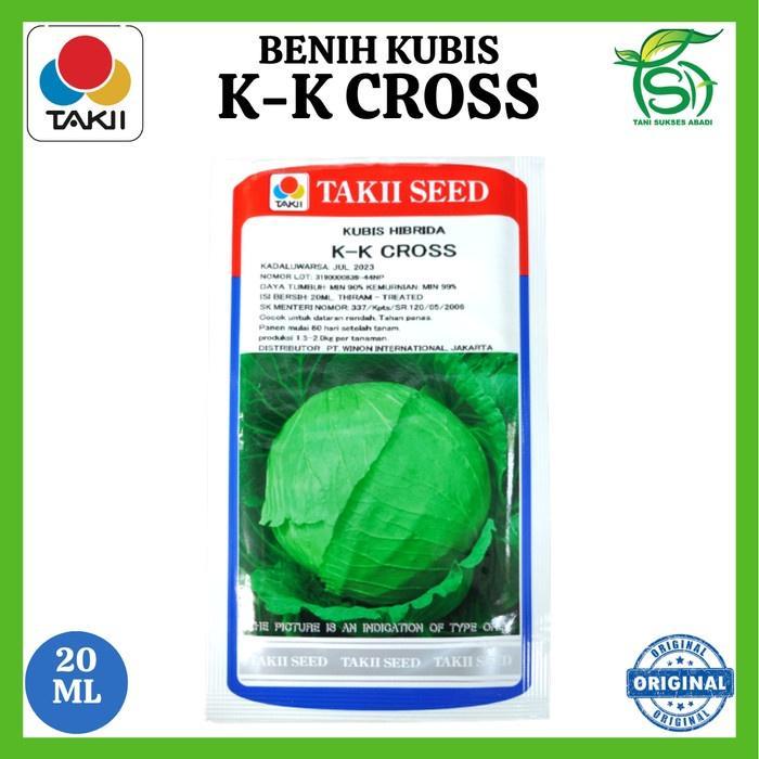 Benih Kubis K-K CROSS (20 ML) - Bibit Hibrida KK Cros Gr Takii Seed