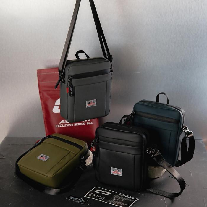 New Tas Slempang Pria Waterproof ASTTIN Ex 21 Anti Air Sling Bag Cowok Touring tas gantung pria