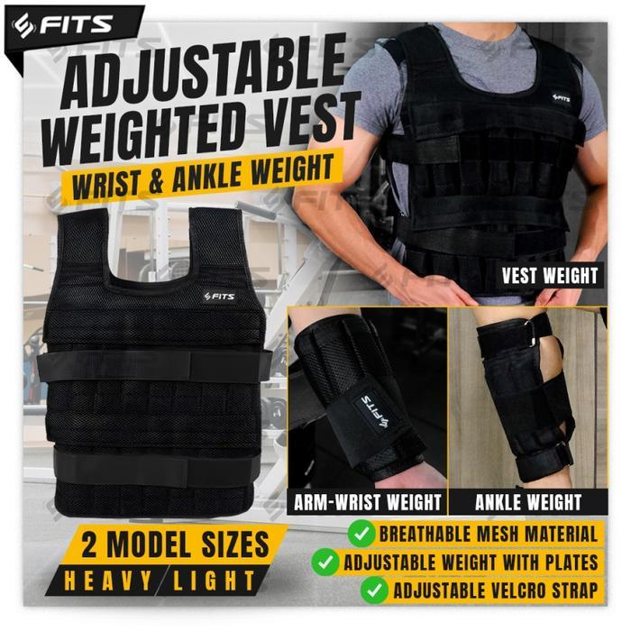 SFIDN FITS Adjustable Weighted Vest 15kg Wrist & Ankle Weight