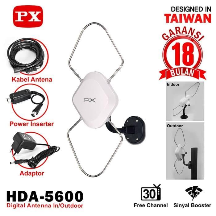 TERLARIS ANTENA TV LED DIGITAL ANALOG INDOOR OUTDOOR PX HDA-5600 SALE