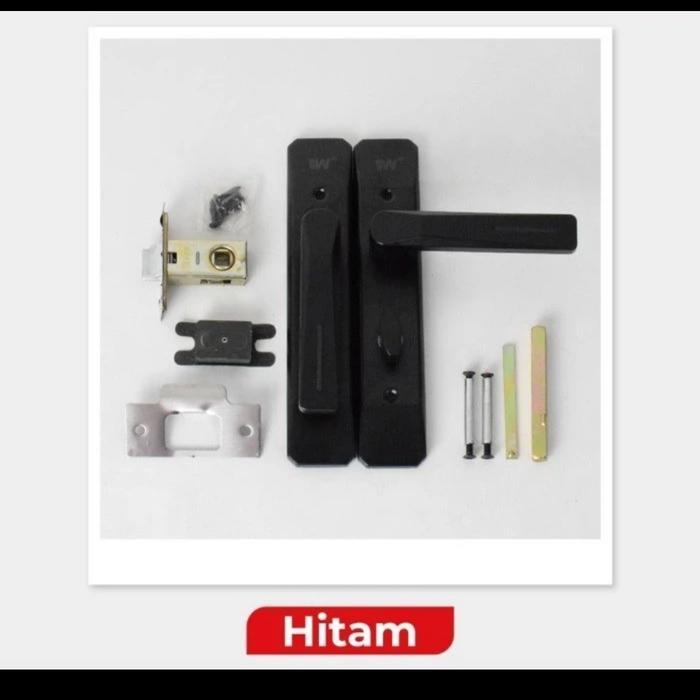 Handle Gagang Kunci Pintu Kamar Mandi Toilet Weldom-hitam
