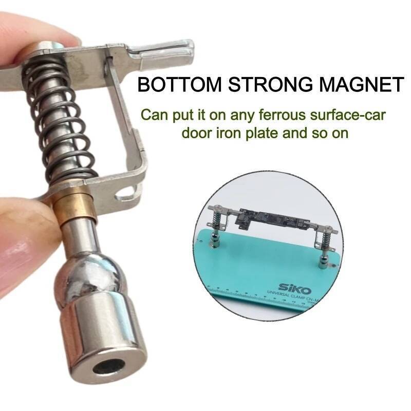 Magnetic Suction Spring Platform Feet Clamp Universal PCB Holder Fixtute Circuit Board Electronic