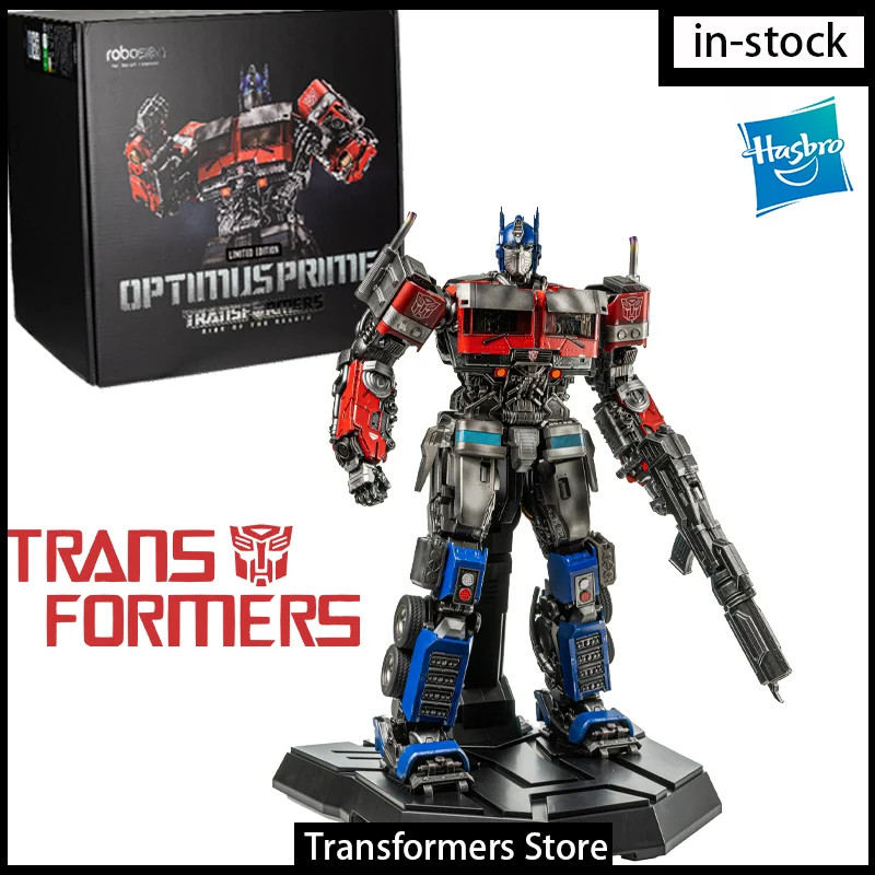 PROMO   [In-Stock] Robosen&hasbro Transformers Optimus Prime Intelligent Robot Action Figure Free Sh