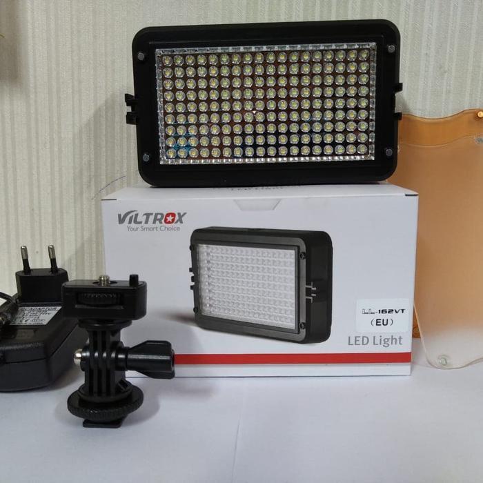 LED viltrox LL 162 VT + adapror