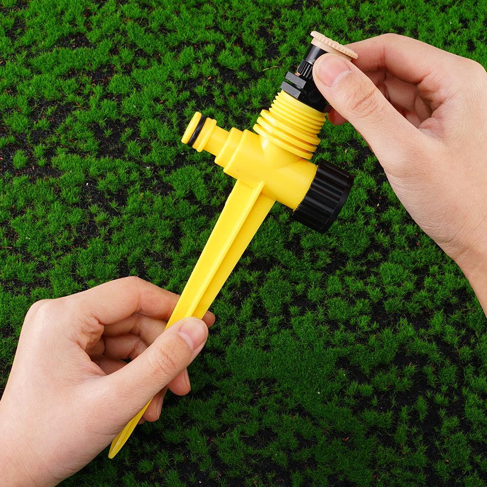 5Pcs 360 Rotation Garden Sprinkler Irrigation Watering System Agriculture Ground Automatic Tube Plug