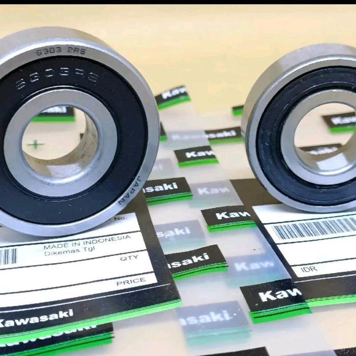 BEARING RODA BELAKANG KAWASAKI NINJA 250 KARBU NINJA 250 FI ISI 2PC 6303+6203