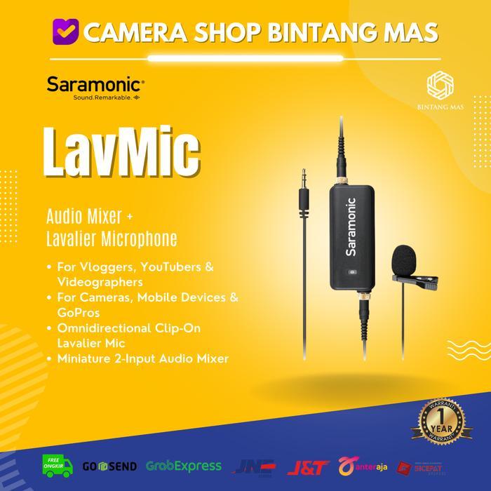 Saramonic LavMic Audio Mixer with Lavalier Microphone