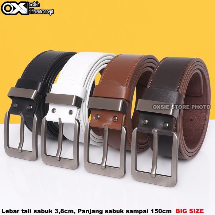 Sabuk Pria Tali Pinggang Kulit Pria Gesper Cowok Big Size Panjang 200Cm Oxs410Cj