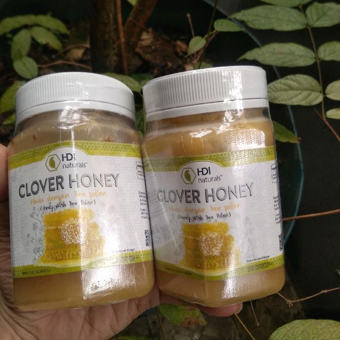HDI NATURALS CLOVER MADU HDI 1 KG HONEY 1KG MADU DENGAN BEE POLLEN KUALITAS TERBAIK