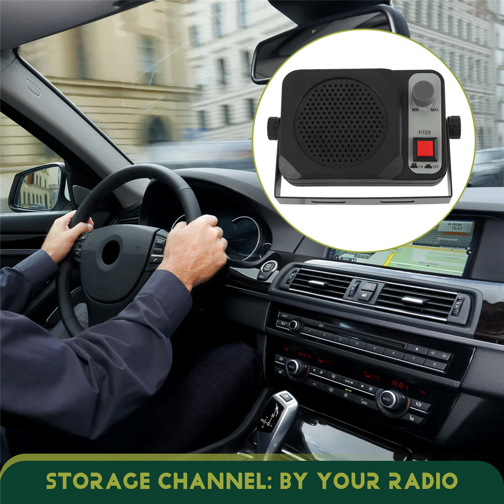 TS-650 Mini External Speaker ts650 For Yaesu Kenwood ICOM Motorola Ham Radio CB Hf Transceiver Car