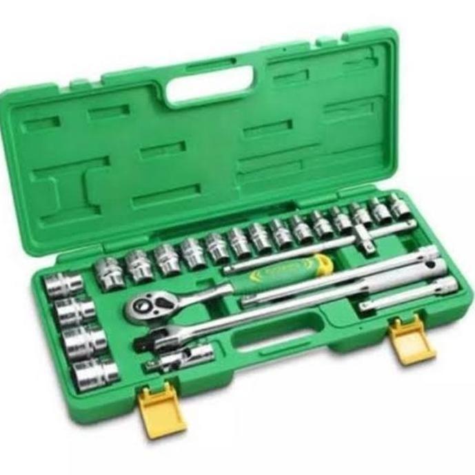 Kunci Sok TEKIRO 8-32 mm 6 PT 24 Pcs / Shock Set TEKIRO 8-32mm 6PT