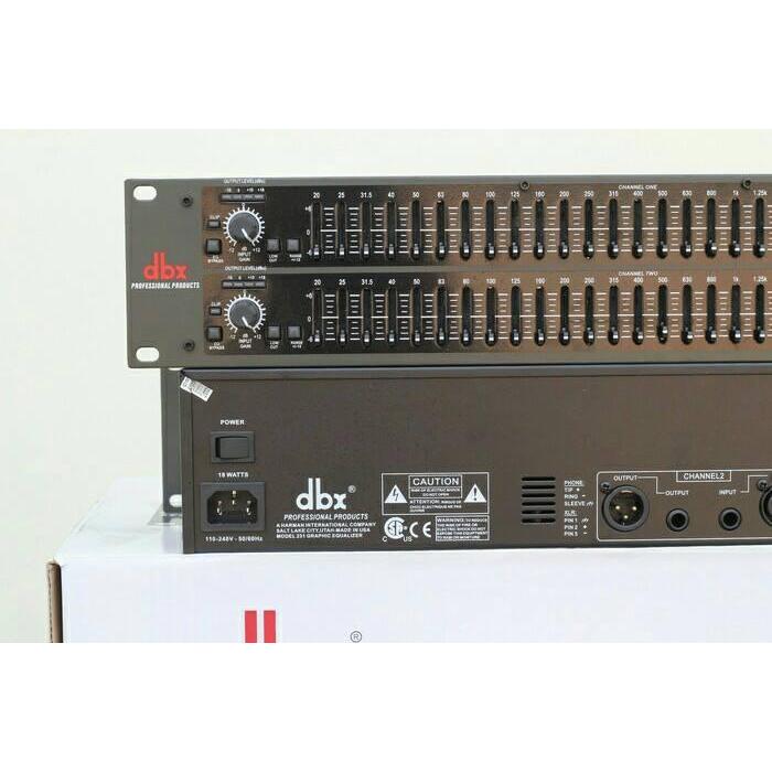 Equalizer Dbx-231 Equalizer Dbx 231 Ekualiser Dbx-231 Ekualiser Dbx231 Redy Stok