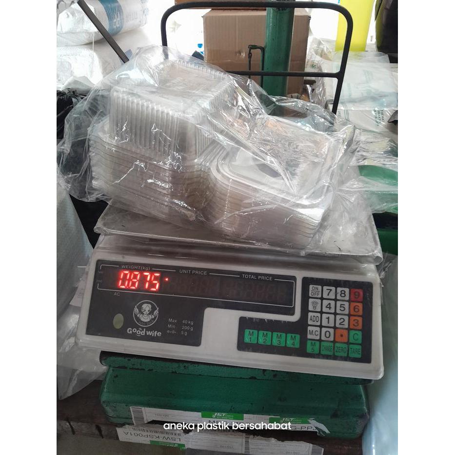 Kotak Mika Bx 6 / Sb 6 M6 ( Tebal ) , Kotak Mika Makanan , Kotak Mika