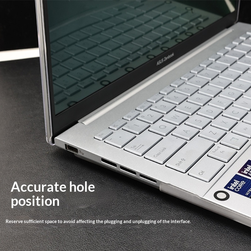 Laptop Protective Case For Asus ZenBook 14 OLED 2025 UX3405C/UM3406K/Q425/415MA Transparent Computer