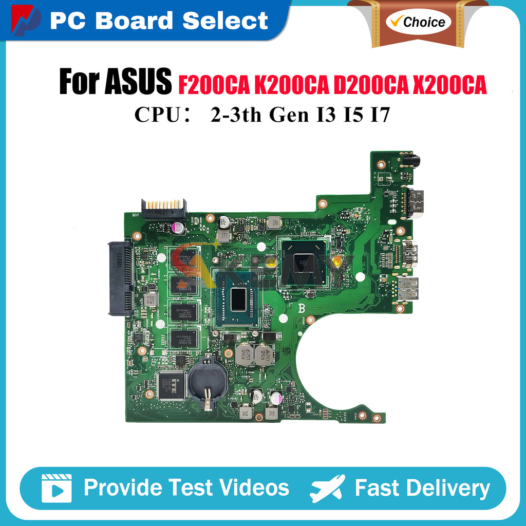 X200CA Laptop Motherboard For ASUS VivoBook X200CA K200CA F200CA X200C D200CA Notebook Mainboard