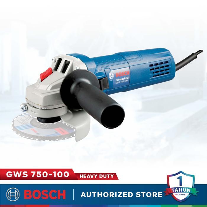 GWS 750-100 BOSCH Grinder Mesin Gerinda Bosch GWS 750 100 GWS7