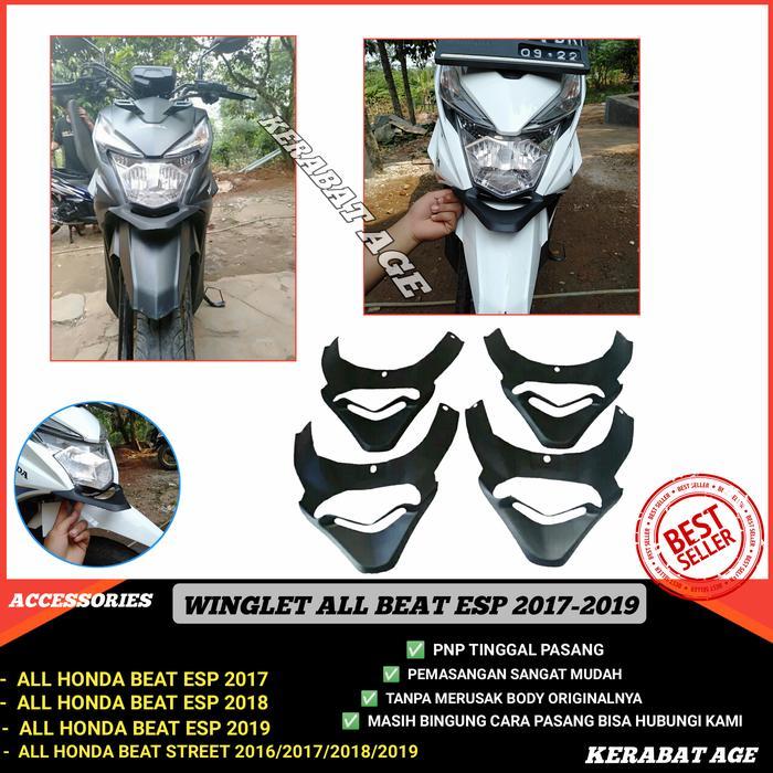 Aksesoris beat / Moncong Winglet Honda beat