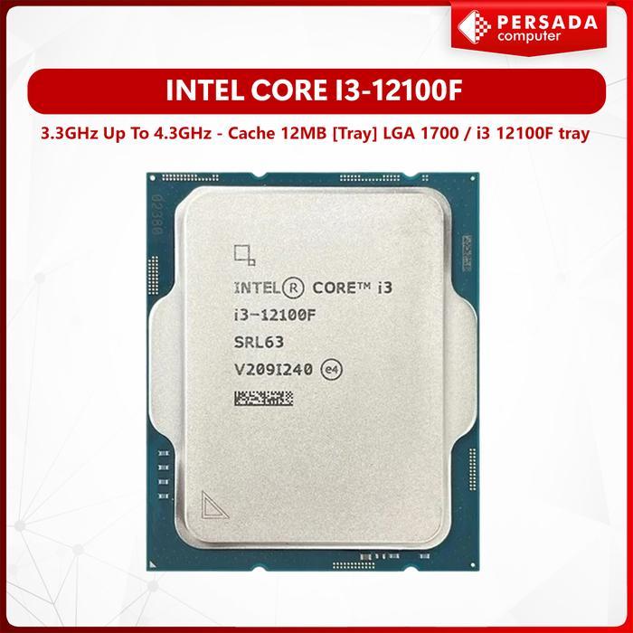 INTEL Core i3 12100F TRAY LGA 1700 Processor Intel i3