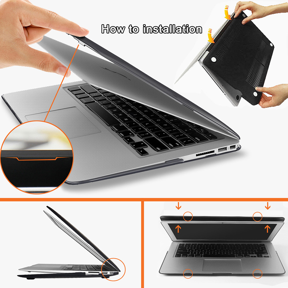 Laptop Case for Apple MacBook Air 13/11/Pro 13/15/16 /Macbook White A1342/Macbook 12" (A1534) Matte