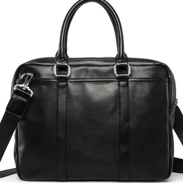 Eiger - Leather Concept Monarch Tas Kulit Pria Tas Kerja Pria Tas Selempang Kantoran Hitam Black