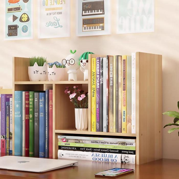 [AK]Rak buku aesthetic/rak buku kamar/rak buku sekolah anak/Buku/rak buku serbaguna Mini Portable