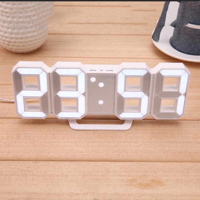 Jam meja LED digital clock / jam digital meja kantor / jam digital LED