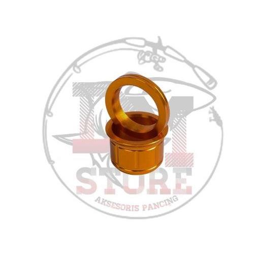 Ring Spencer dan Trim - Ring Specer Reelseat Aksesoris Joran Ukuran 18mm 20mm Warna Gold Biru Merah