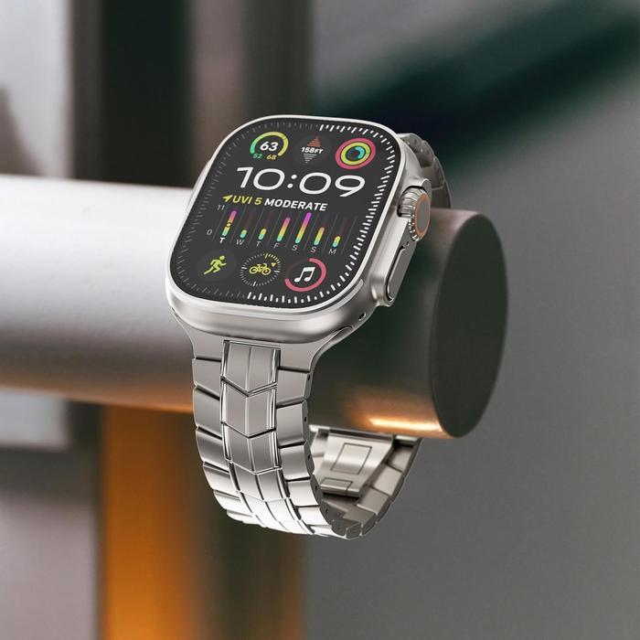 ASLI Iwatch ultra 2 strap titanium tali iwatch series 10 butterse 9 8 7 6 5 4 READY STOCK