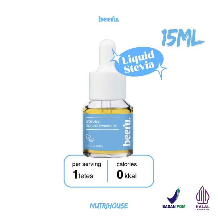 Beeru Stevia Natural Sweetener 15Ml Pengganti Gula - 15 Ml Steviol