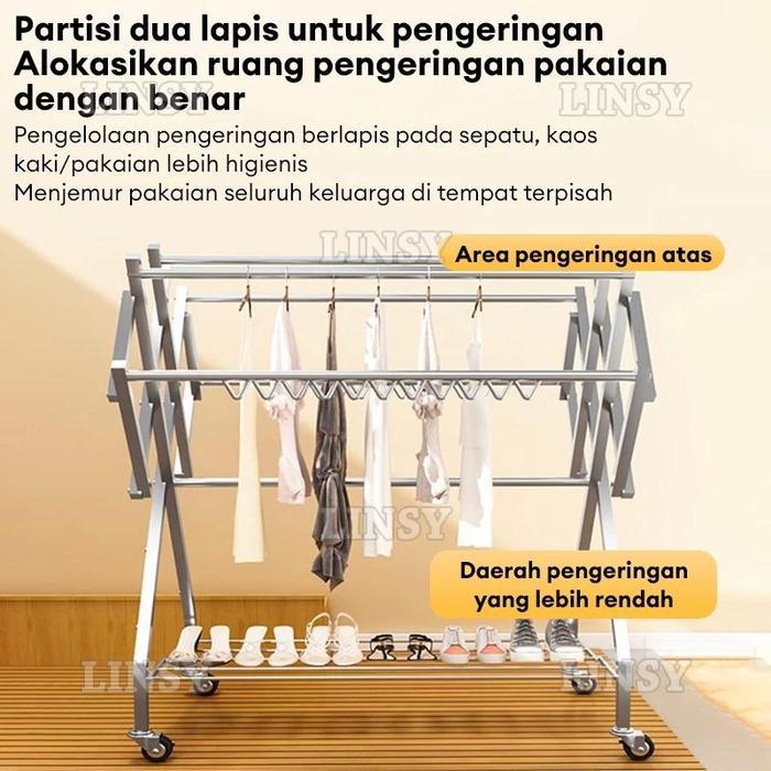 Jemuran Baju Lipat Jemuran Baju Stainless Steel Jemuran Pakaian Minimalis Jemuran Pakaian Stainless