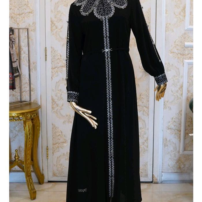 [New] A3565 - Abaya Hikmat Fashion Original Set Hijab