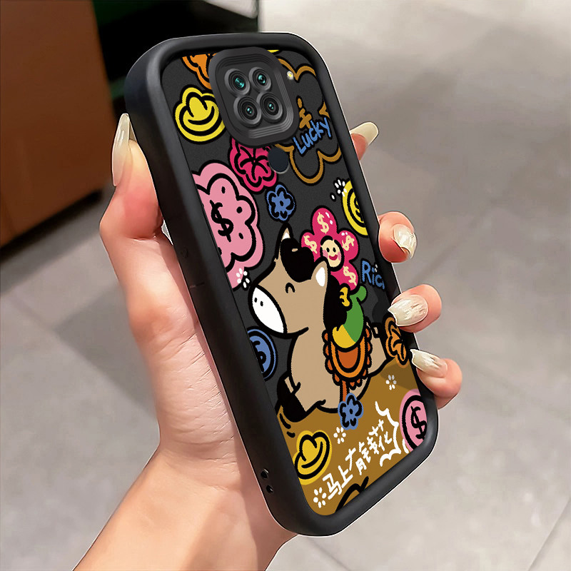 Casing Hp Xiaomi Redmi Note 9 Note 9s Note 9 Pro POCO M2 Pro Case Keledai kartun Kasing silikon Cesi