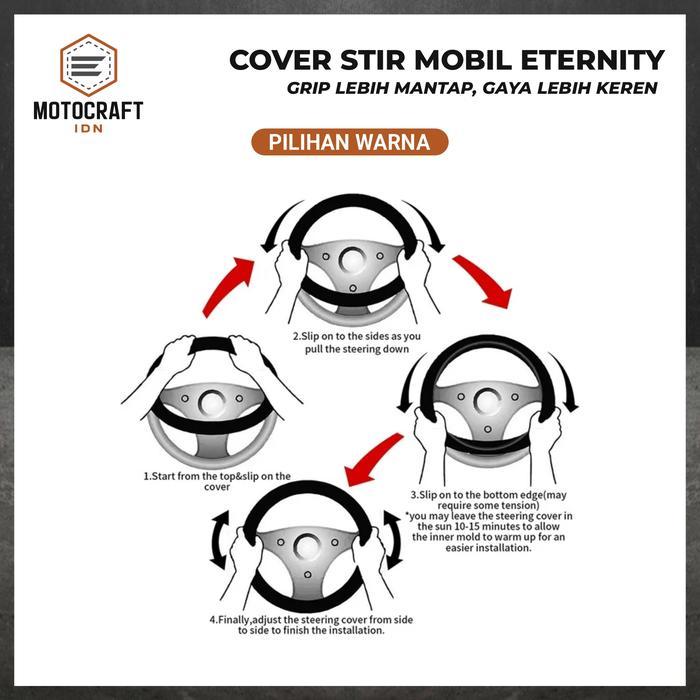 "New" Sigra Sarung Setir/Cover Stir Mobil Exclusive/stir sporty/stir murah