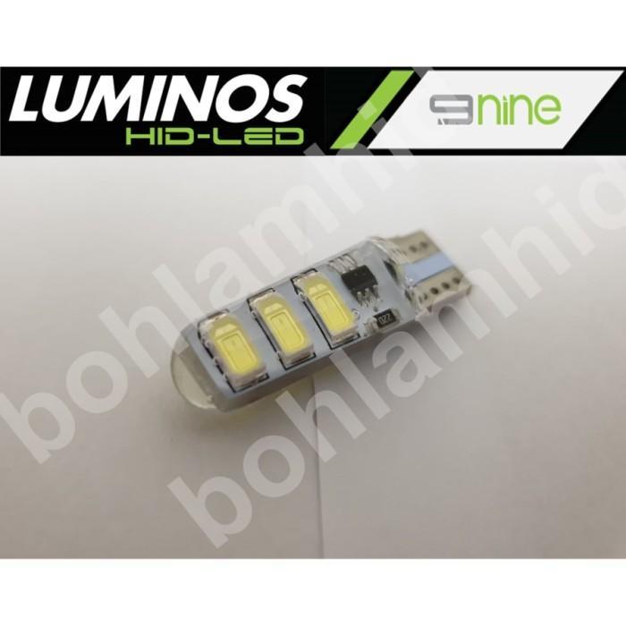 Lampu LED Senja T10 5730 Kedip Flash Motor Bohlam Kecil Kota Sein - Merah