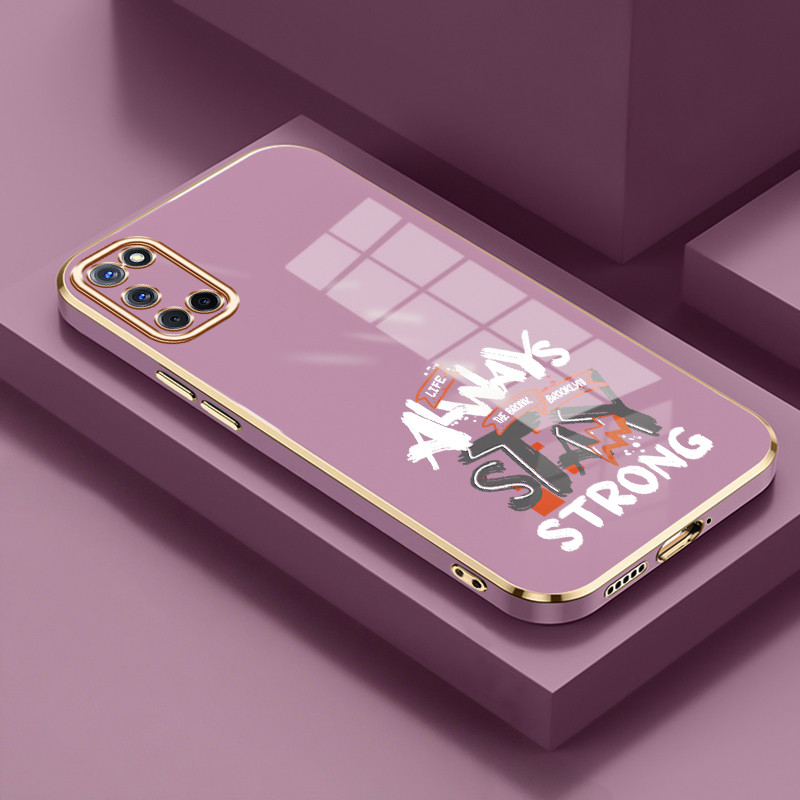 Casing Hp Untuk OPPO A52 A72 A92 A55 Case pola kartun fashion asli Casing ponsel berlapis silikon me