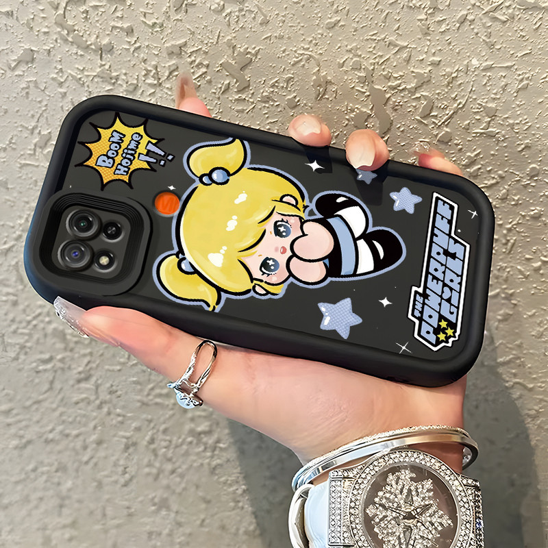 Casing Hp Xiaomi Redmi 9C Redmi 9C NFC Redmi 10A POCO C31 Case Gadis kartun Kasing silikon Cesing ba