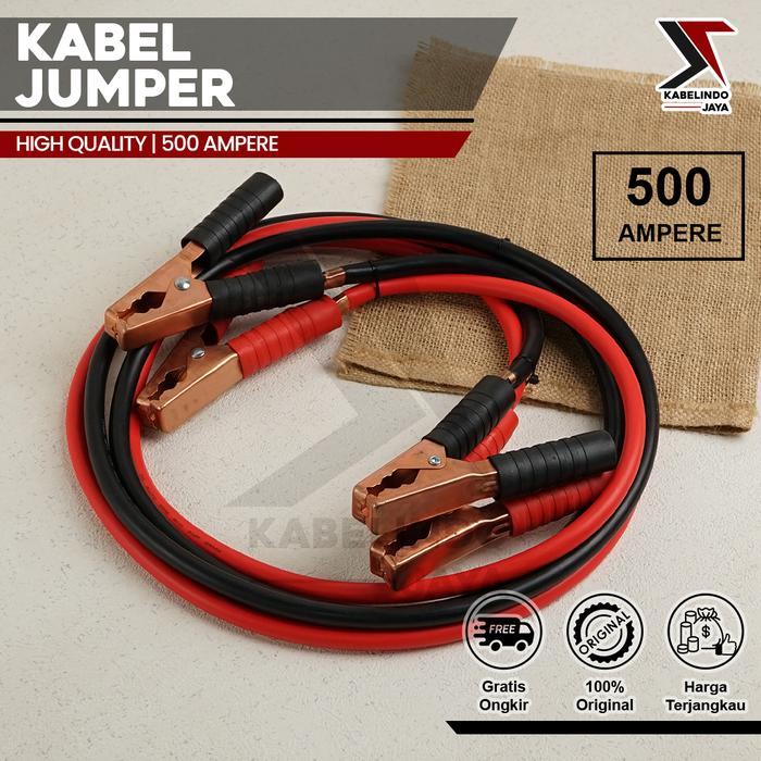 HOT SALE Kabel Jumper Aki 500 Ampere Car Emergency Battery Accu Cable Jumper Jumbo High Quality