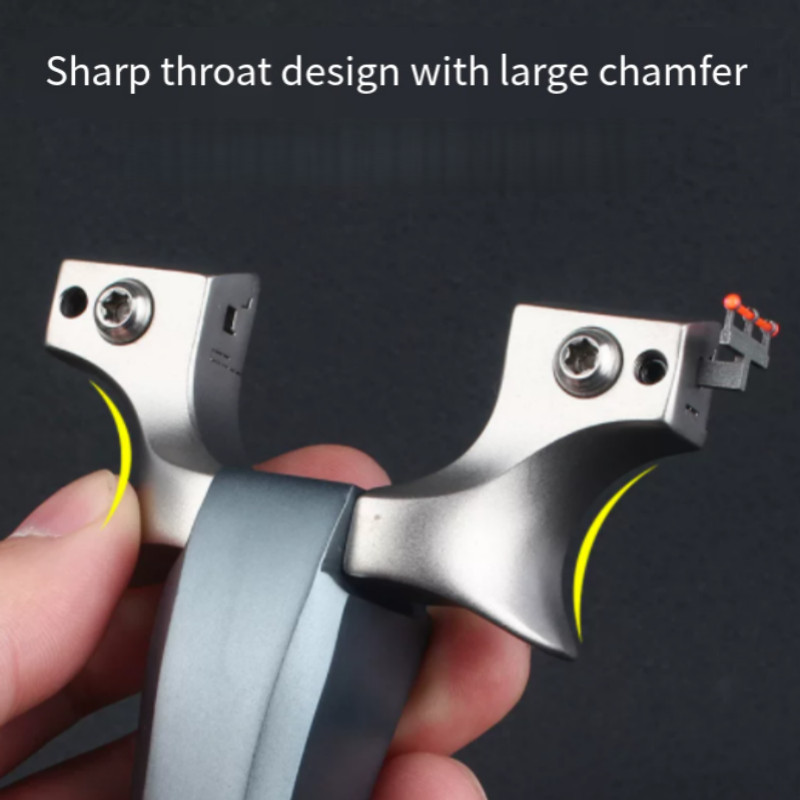 Stainless steel slingshot high precision aiming slingshot hunting shooting slingshot outdoor