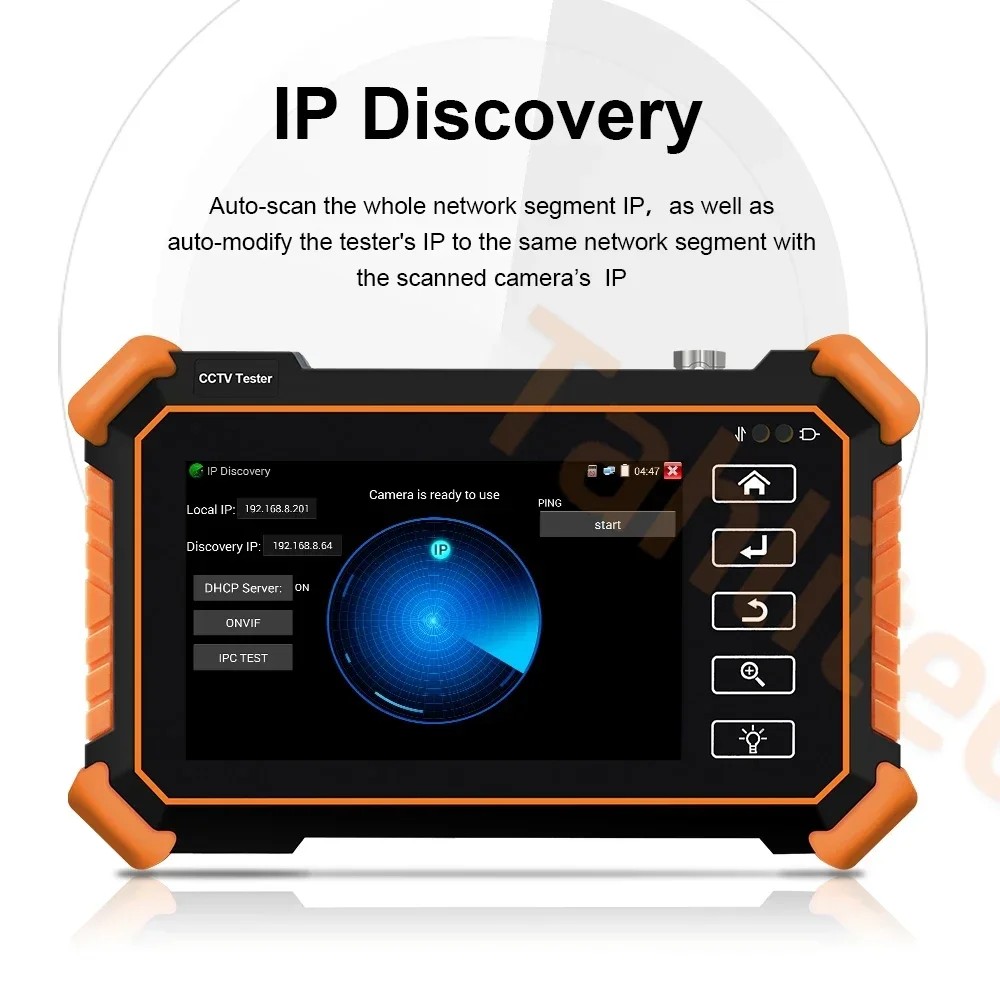IPC Cctv Tester Digital Rj45 Network Cable Tester Lan Cftv Camera Tester Monitor Ip Camera POE