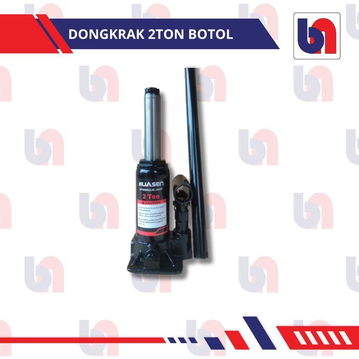 Huasen Dongkrak Hidrolis 2 Ton Kapasitas Maksimal 2 Ton untuk Mobil Pribadi & Bisnis COD Bayar