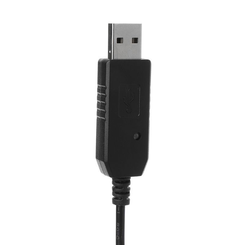 Black USB Charger Cable with Indicator Light For BaoFeng BF-UVB3 UV-X9 UV-10R UV-S9 PLUS UV-860 Bate