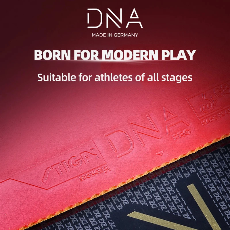 Original STIGA DNA PRO M / H / S Table Tennis Rubber Pimples-in Internal Powerful Ping Pong Rubber f