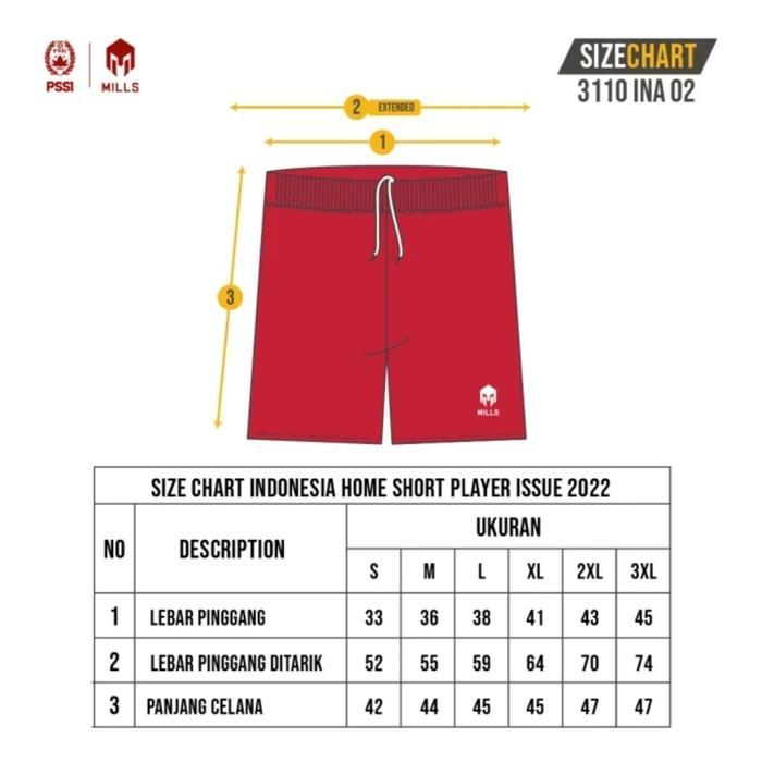groceria Celana timnas 2023 mills home