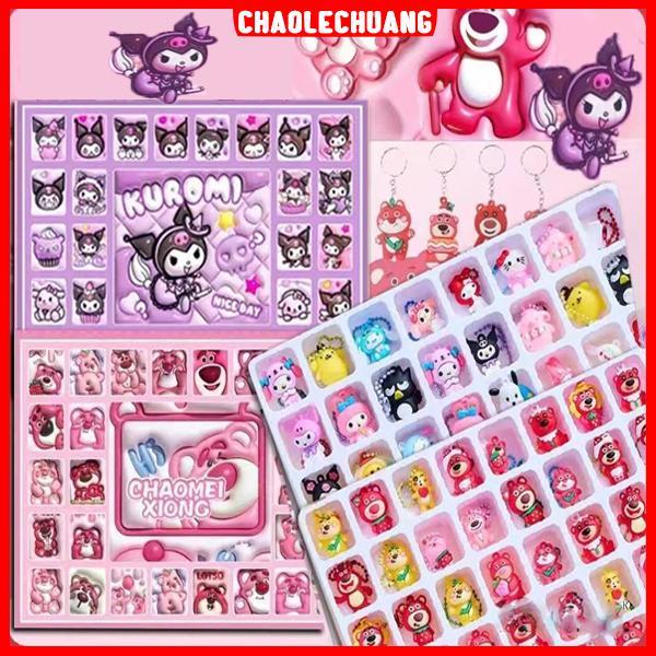 CHAOLECHUANG 40Holes Losto Box Random Surprise Lucky Toblos Mainan Boneka Bingo Blind Box