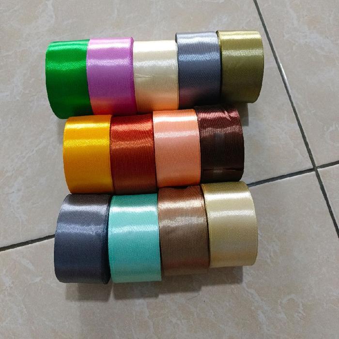 per 2 meter pita satin 4 cm