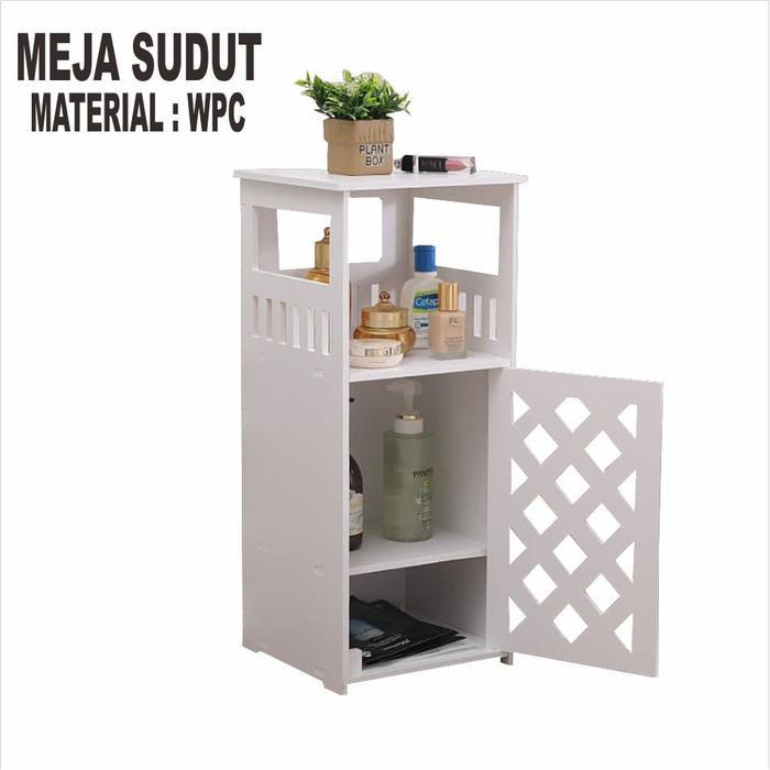 Meja Sudut Minimalis Meja Kopi Minimalis Lemari Kecil Murah Putih Modern Samping Tempat Tidur 1241